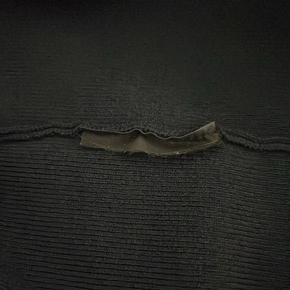 Club Monaco Women’s Layered Sweater Navy Blue Teal Small Crewneck - Picture 7 of 9